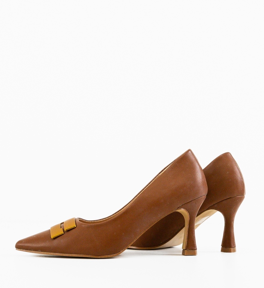 Pantofi dama Jaxy Camel - Img 4