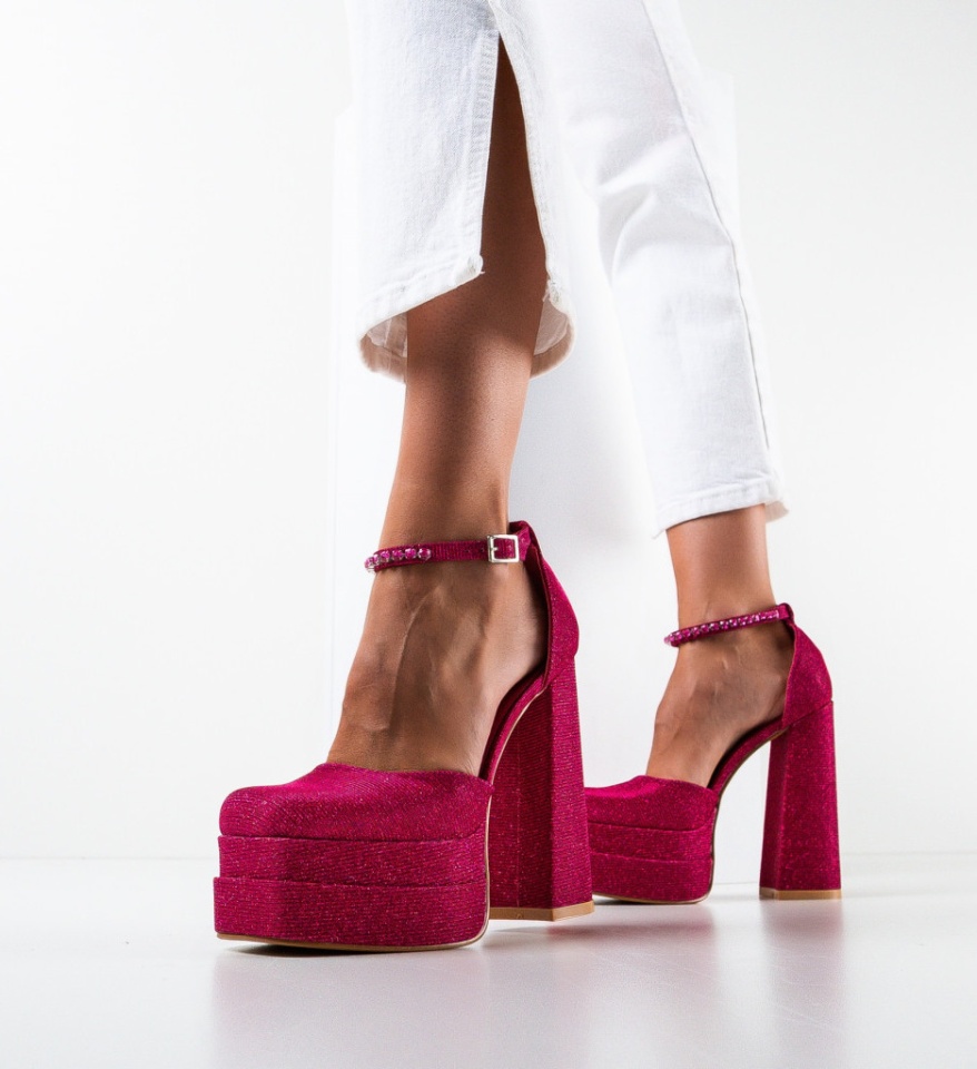 Pantofi dama Kierran Fuchsia - Img 9