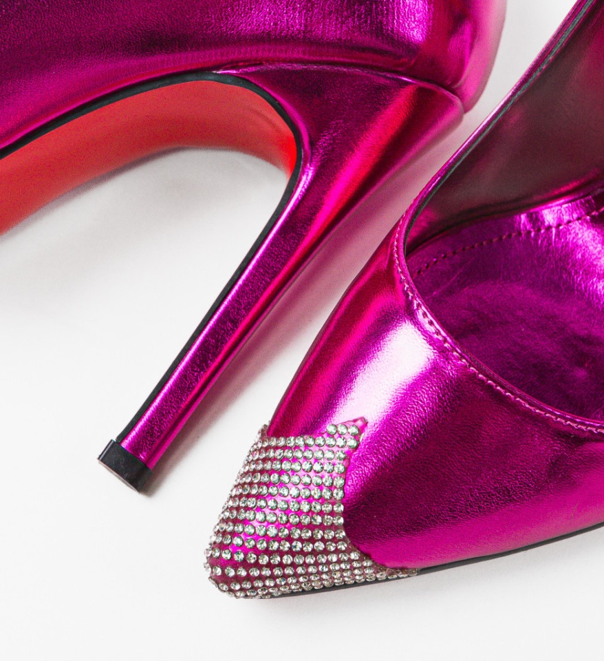 Pantofi dama Laputc Fuchsia - Img 9