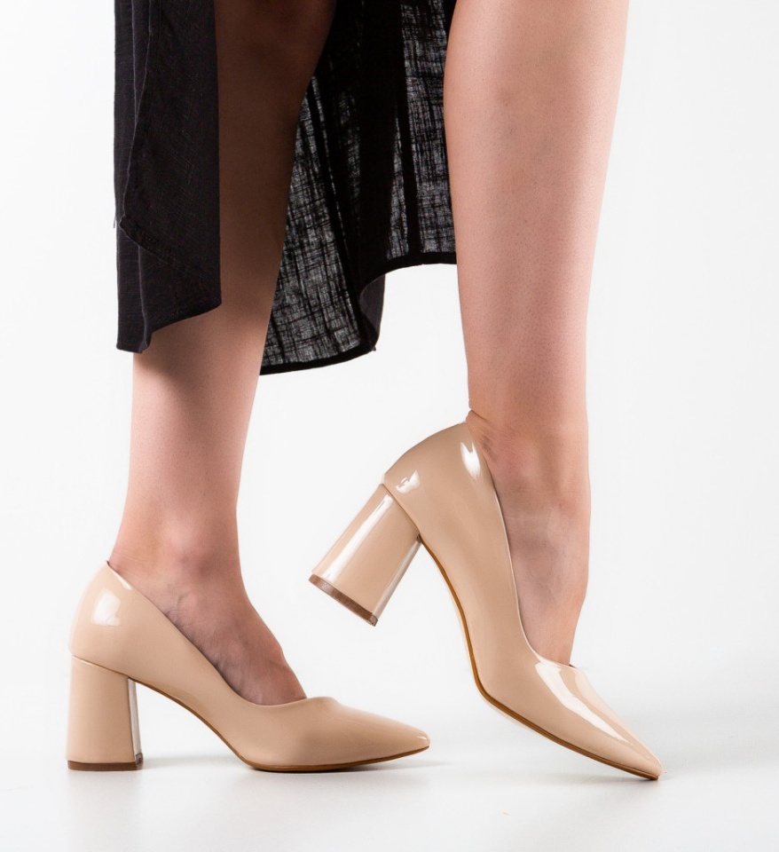 Pantofi dama Lilly Nude - Img 5