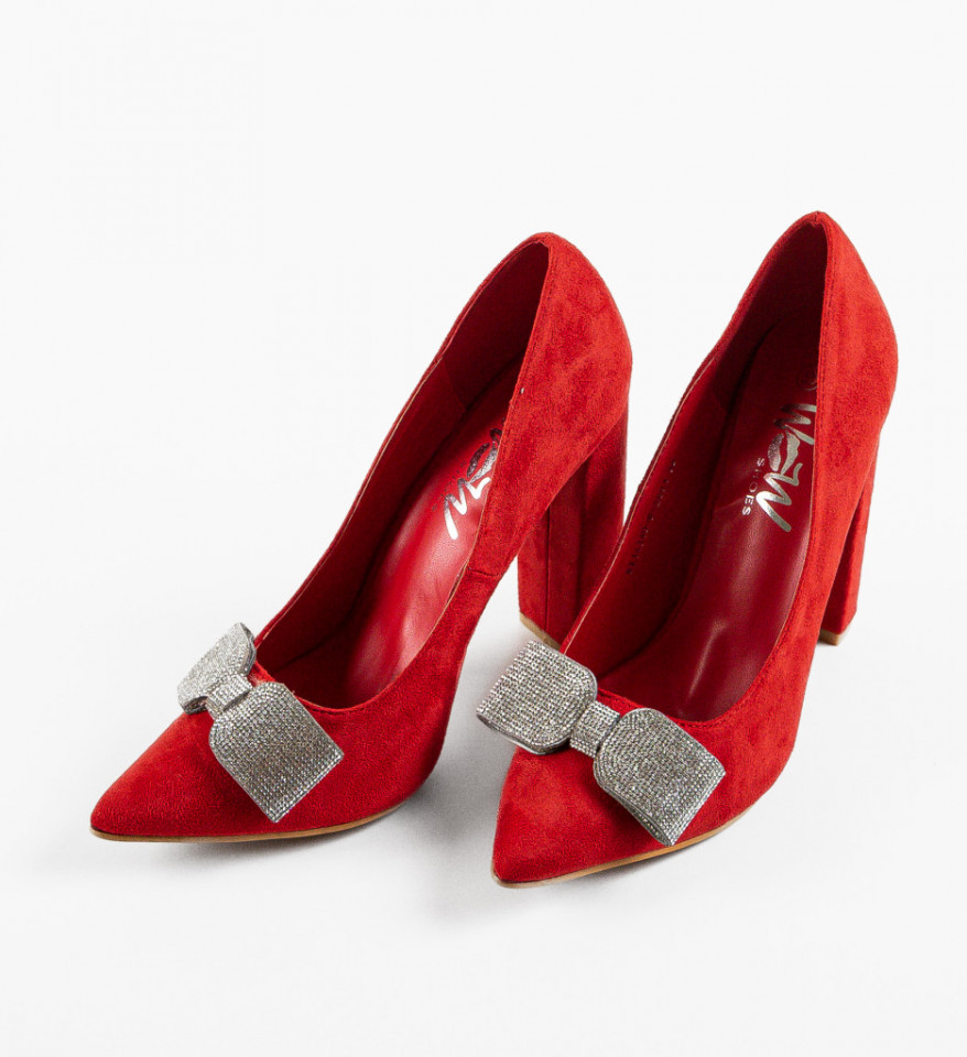 Pantofi dama Lucky Rosii - Img 3