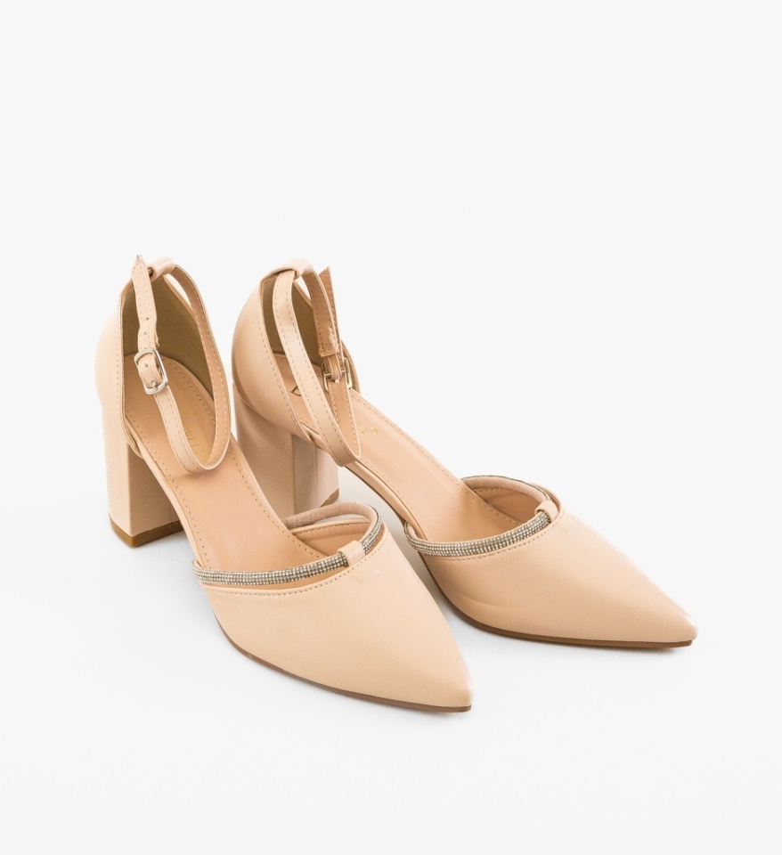 Pantofi dama Lynes Bej 2 - Img 3