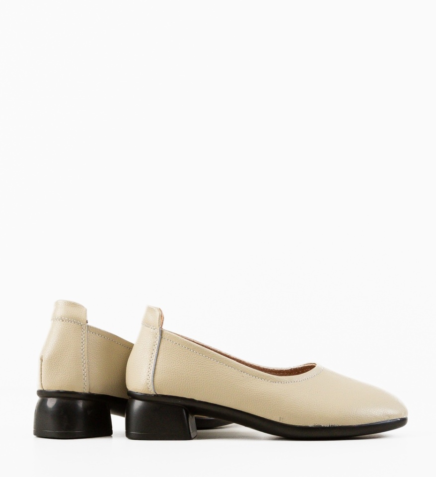 Pantofi dama Myant Bej - Img 2