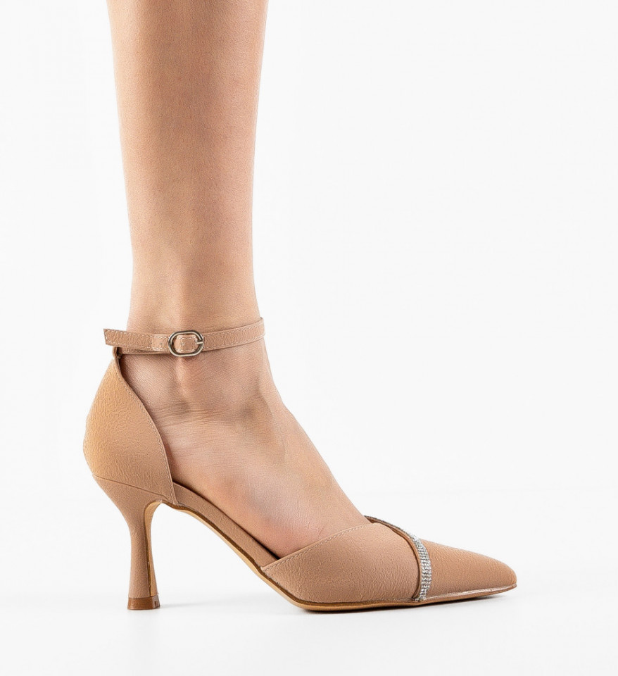 Pantofi dama Rubble Bej - Img 2