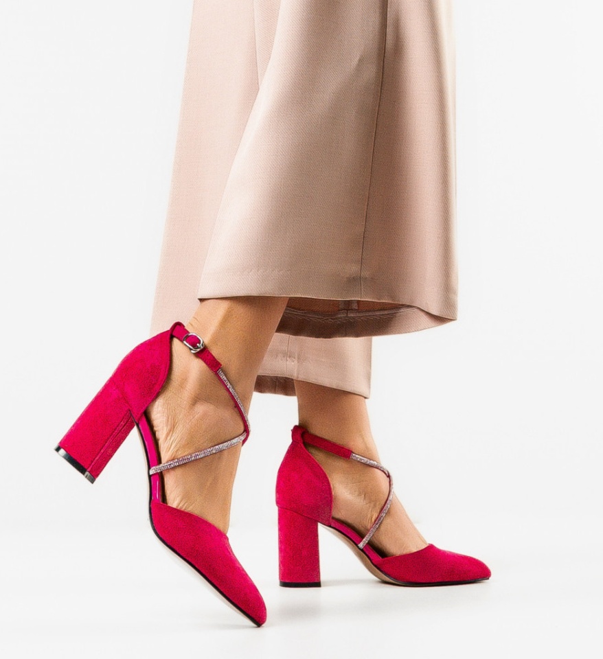 Pantofi dama Saekya Fuchsia - Img 5