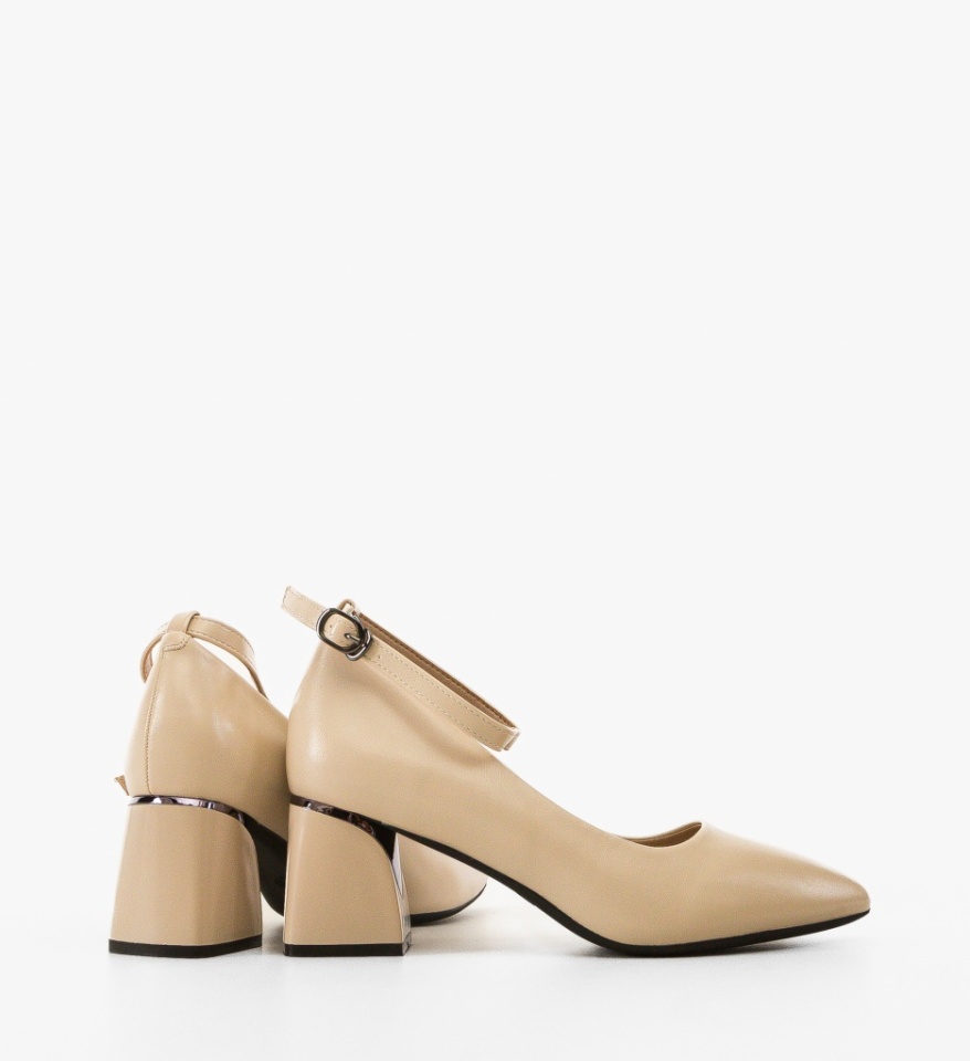 Pantofi dama Sakre Bej - Img 3