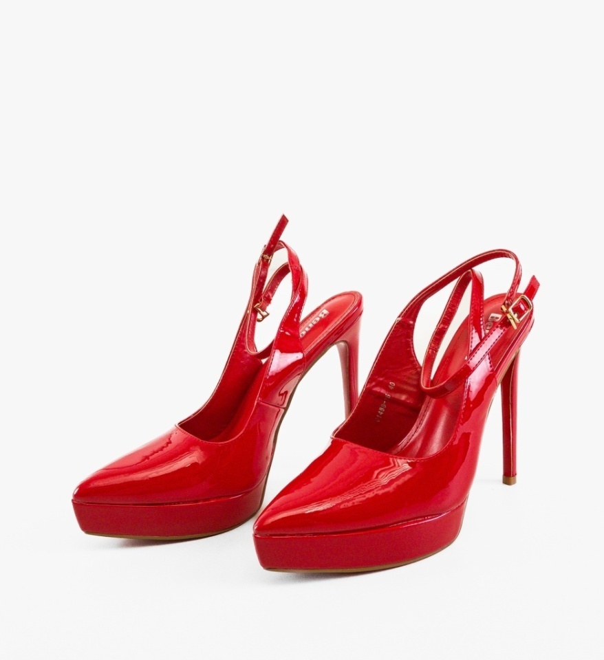 Pantofi dama Sarinne Rosii - Img 2