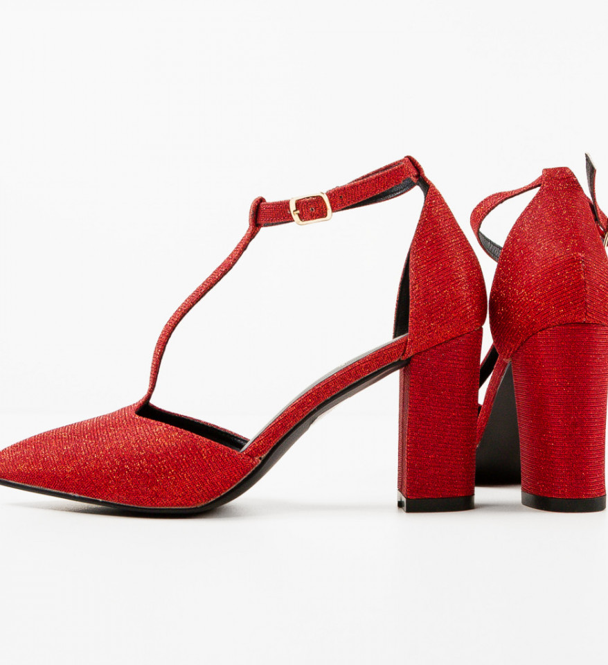 Pantofi dama Select Grena - Img 4