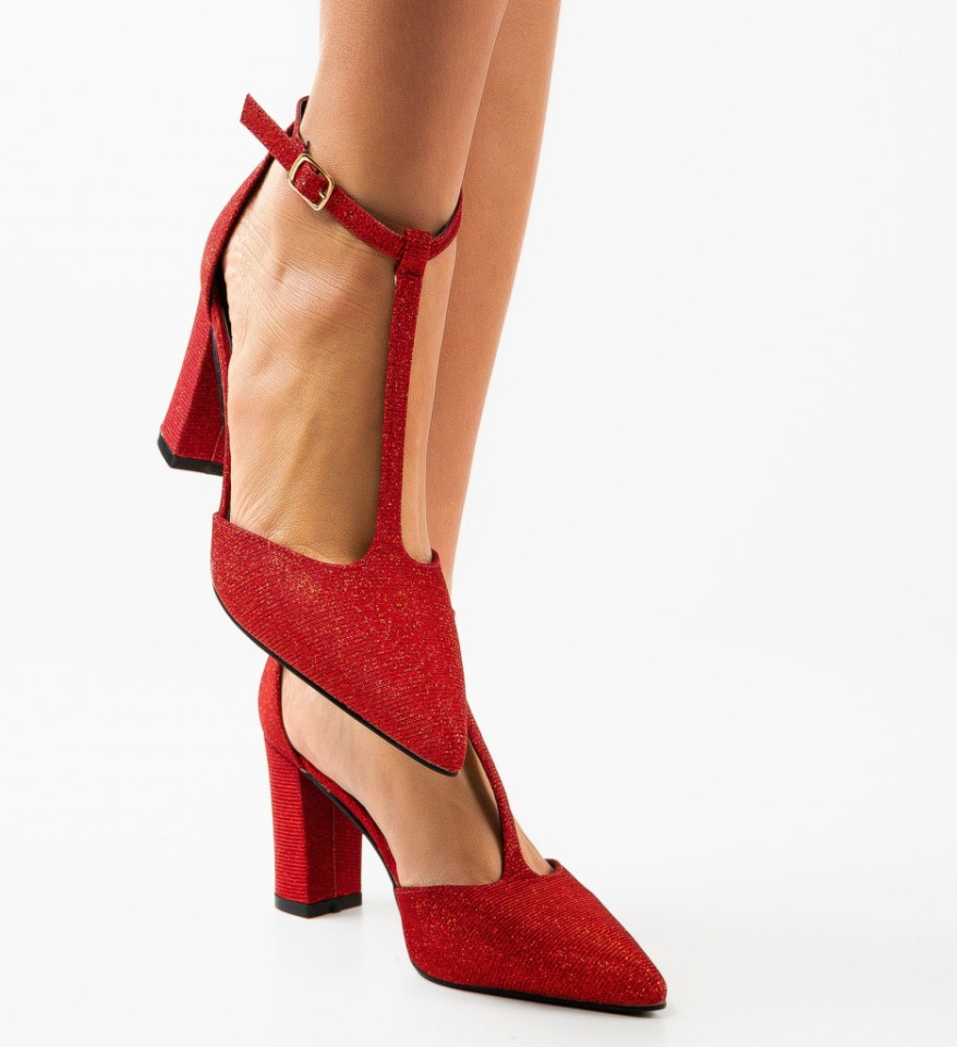 Pantofi dama Select Grena - Img 5