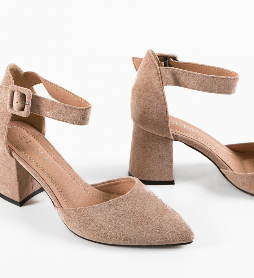 Pantofi dama Shard Bej - Img 3