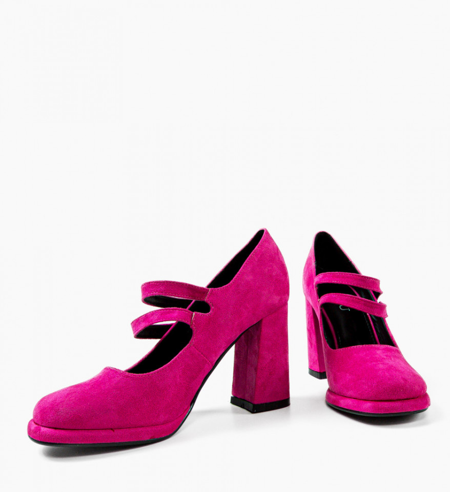 Pantofi dama Vintage Fuchsia - Img 4