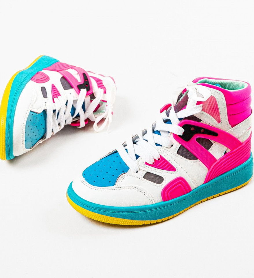 Pantofi sport dama Ruben Fuchsia - Img 3