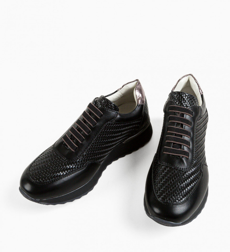 Pantofi Sport Glove Negri - Img 4
