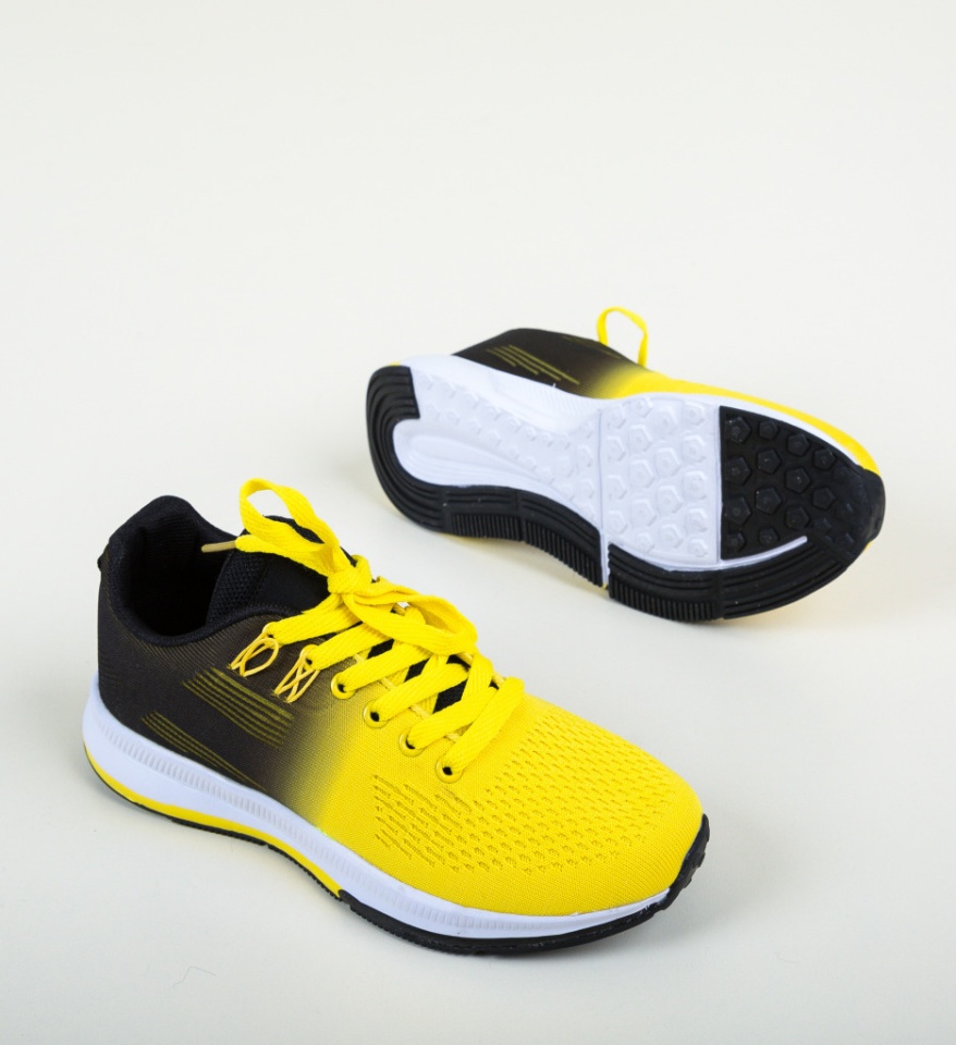 Pantofi Sport Honor Galbeni - Img 11