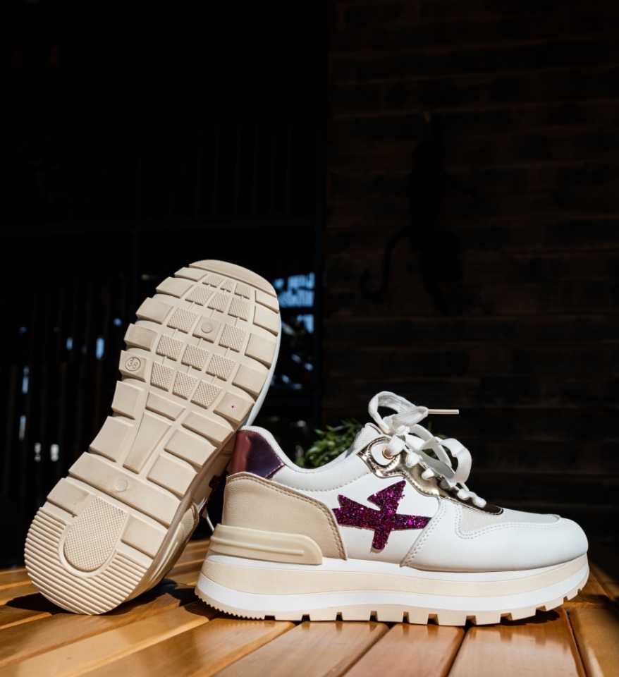 Pantofi Sport Keiro Roz - Img 3