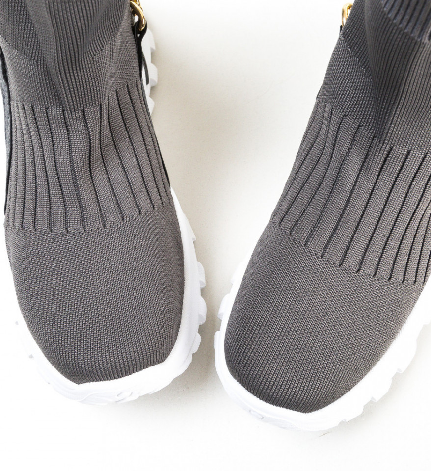 Pantofi Sport Lamar Gri - Img 12