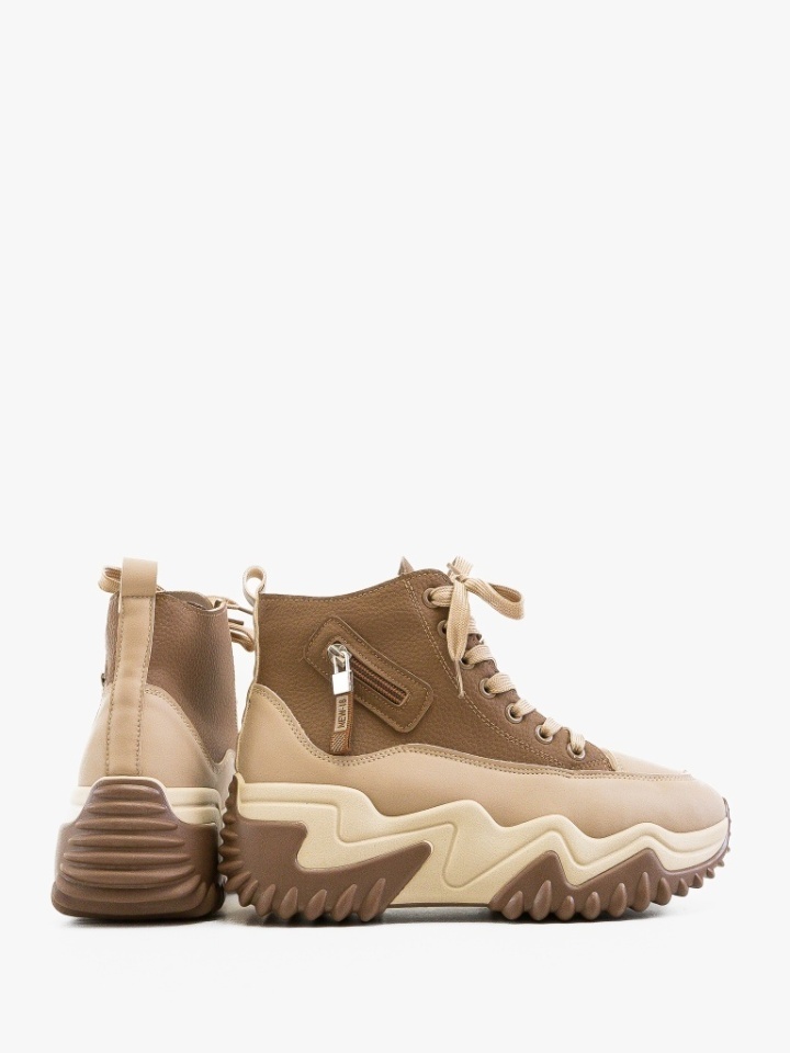 Pantofi Sport Maliha Khaki - Img 3