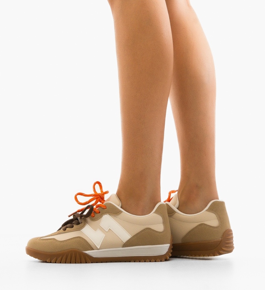 Pantofi Sport Velma Bej - Img 5
