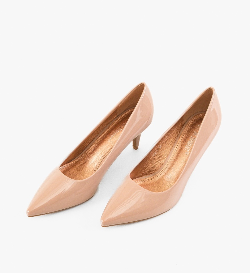 Pantofi stiletto dama Fiona Nude - Img 3