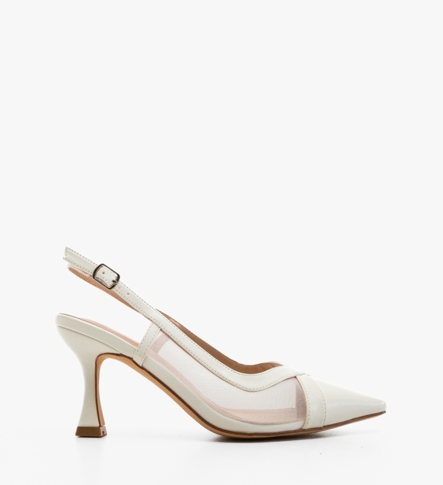 Pantofi stiletto dama Merryen Albi - Img 5