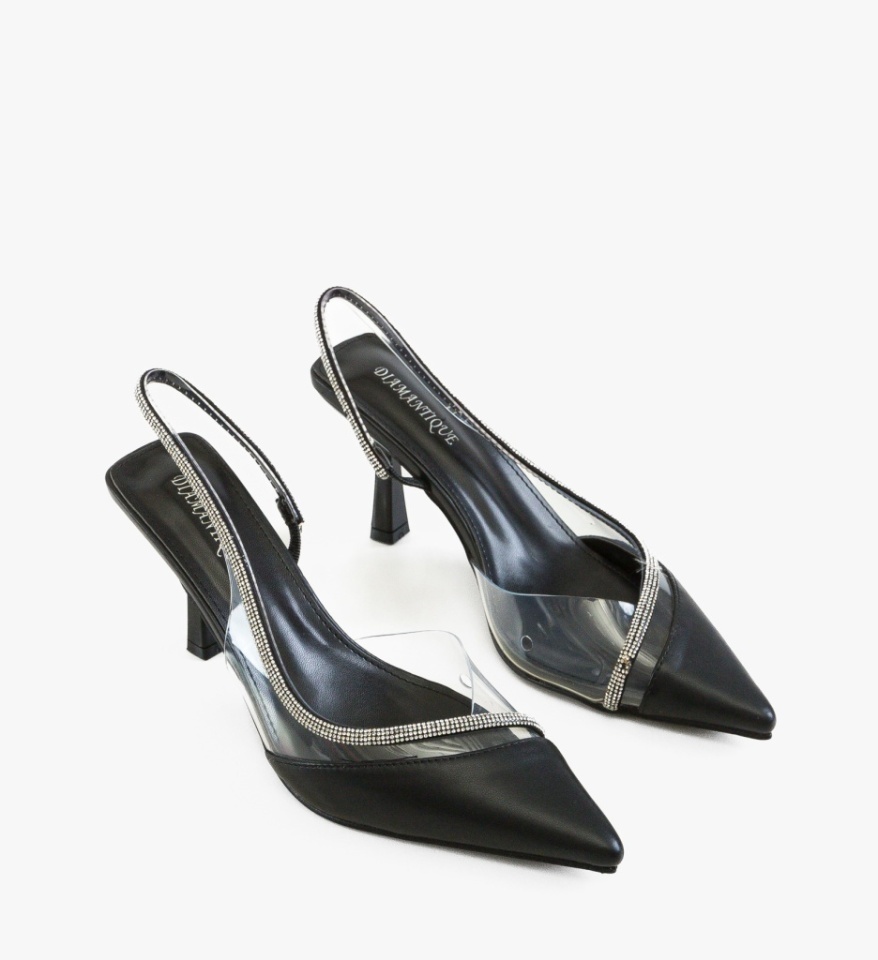 Pantofi stiletto dama Mykono Negri - Img 5