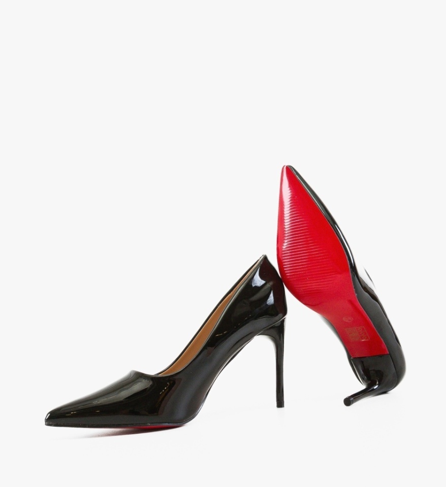 Pantofi stiletto dama Neybar Negri - Img 3
