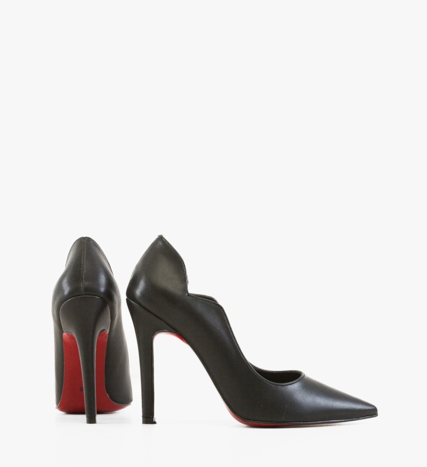 Pantofi stiletto dama Stypas Negri - Img 2