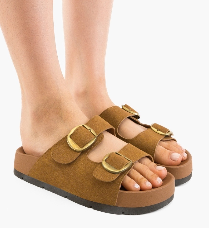 Papuci dama Kaparet Camel - Img 3