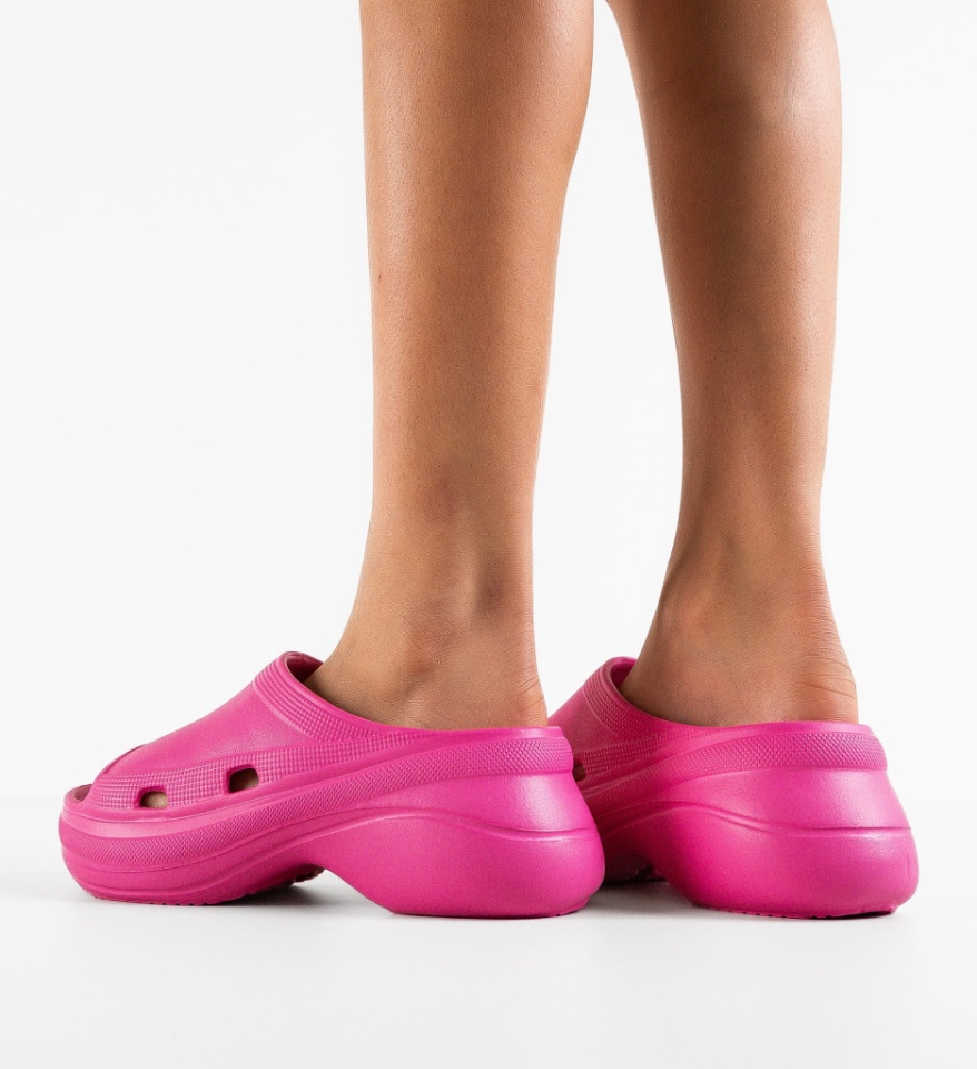 Papuci dama Kayla Fuchsia - Img 5