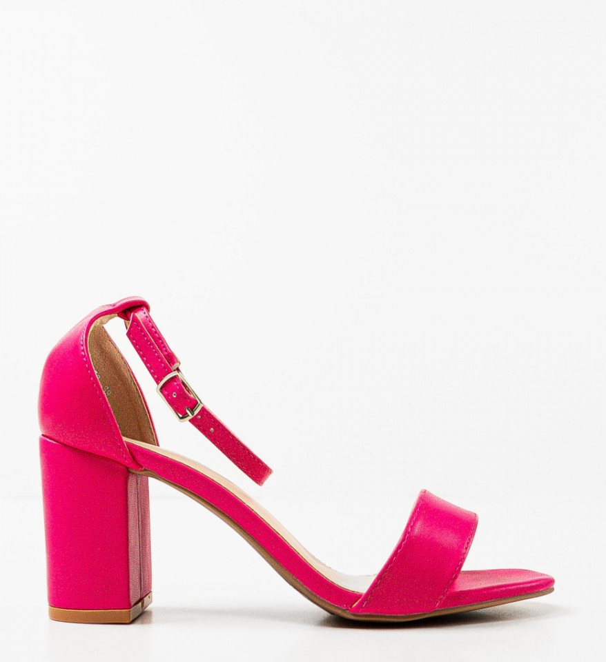 Sandale cu toc Simba Fuchsia