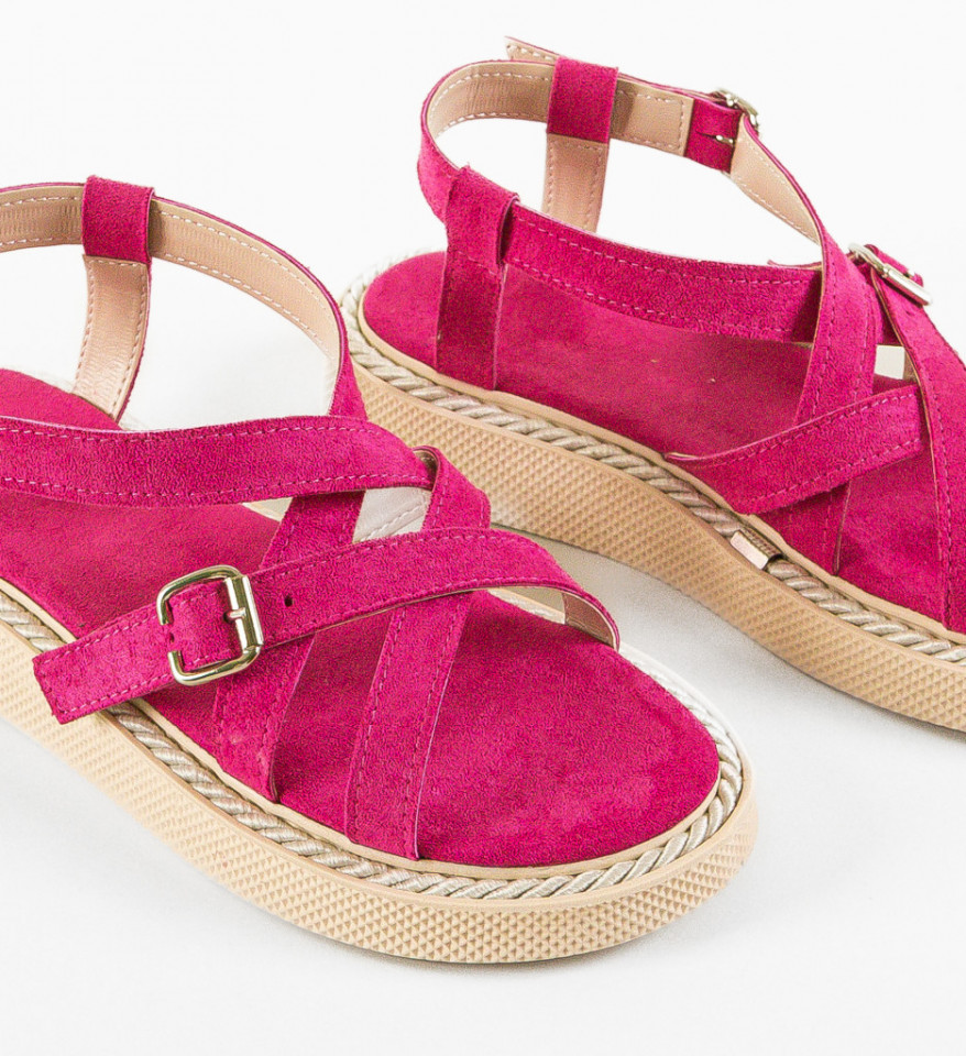 Sandale dama Bekaha Fuchsia - Img 3