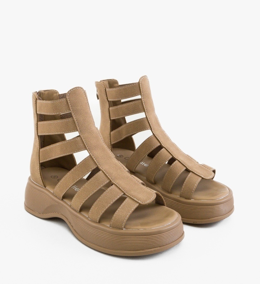 Sandale dama Budica Khaki - Img 2