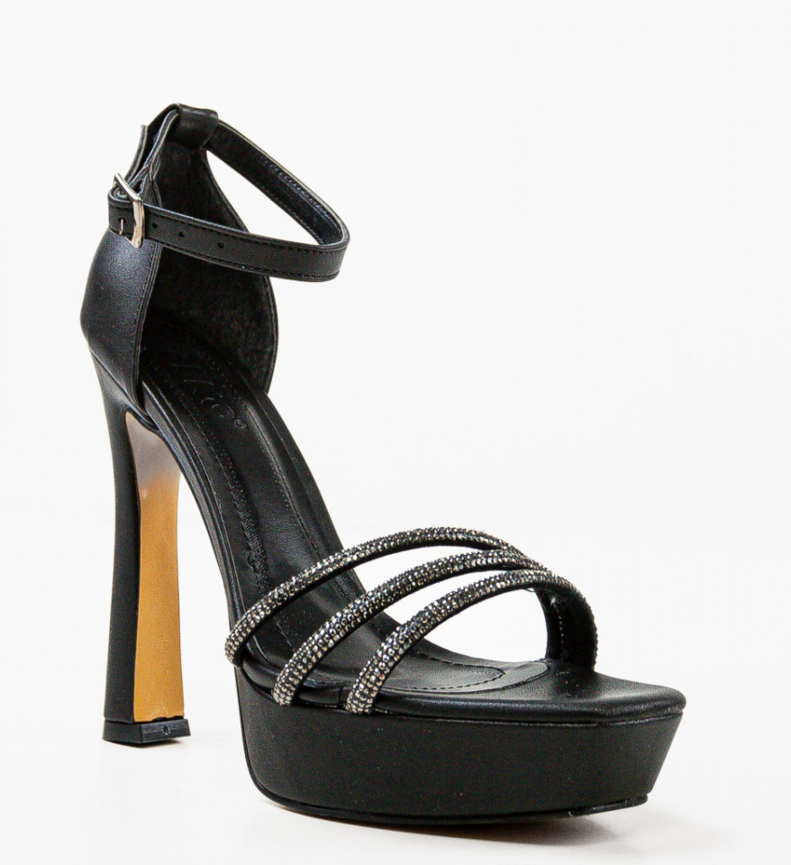 Sandale dama Hana Negre 2 - Img 4