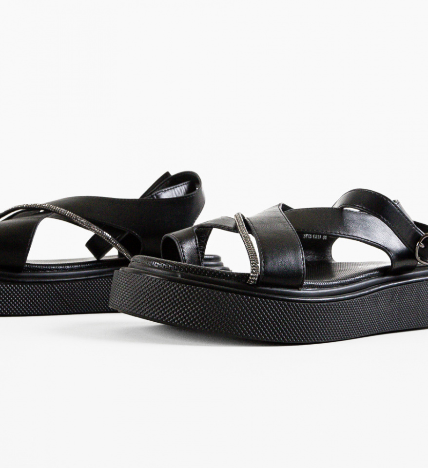 Sandale dama Selura Negre - Img 2