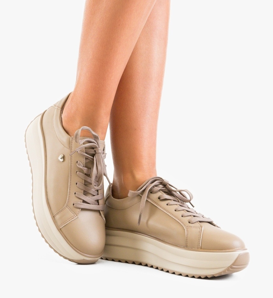 Sneakers dama Arioami Khaki - Img 7