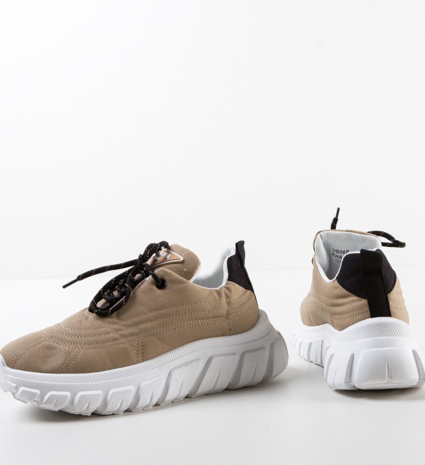 Sneakers dama Aviana Khaki - Img 9