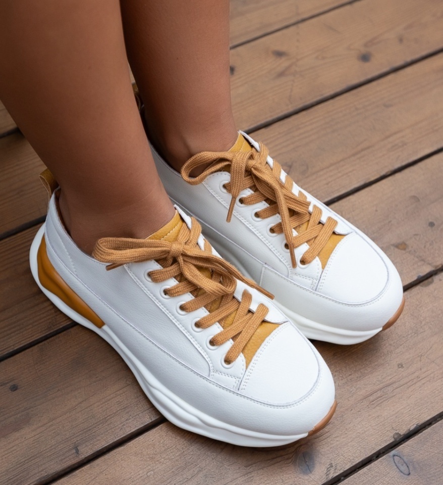 Sneakers dama Bailey Bej - Img 2