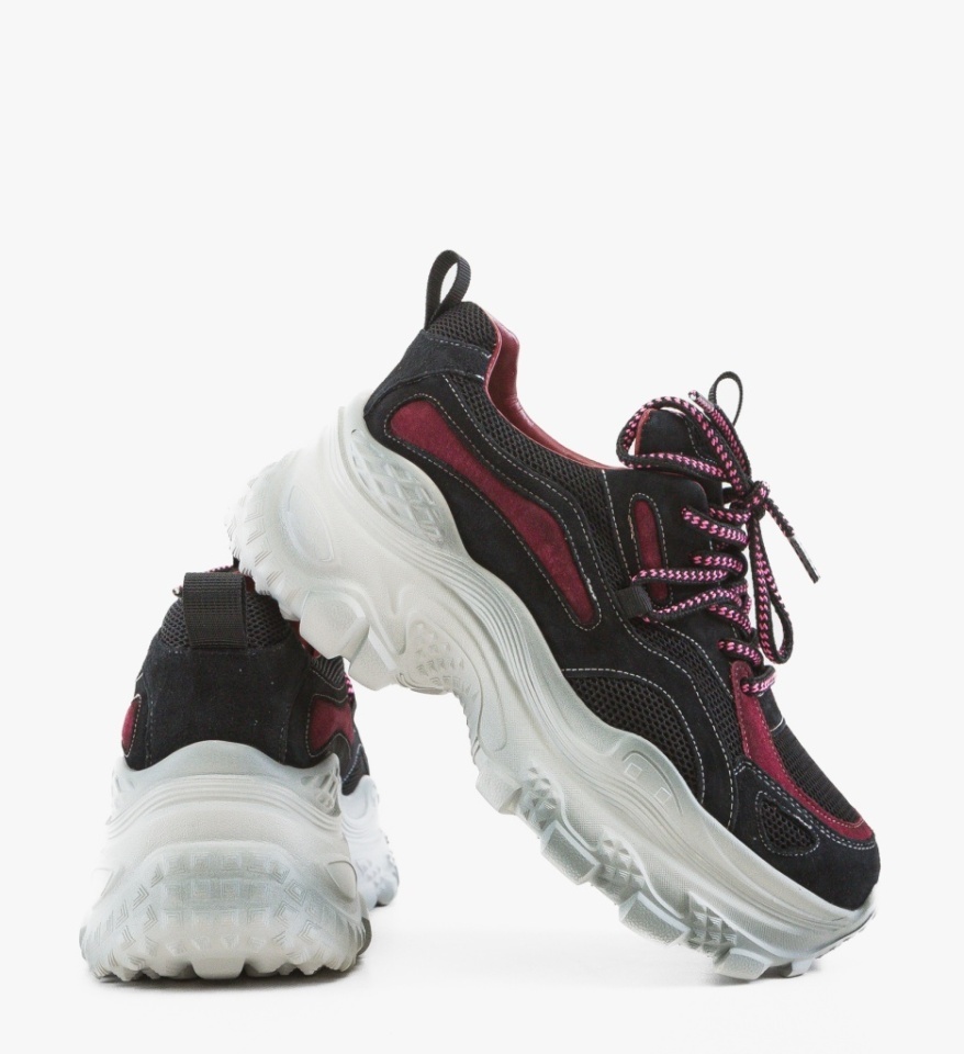 Sneakers dama Clover Negri - Img 3