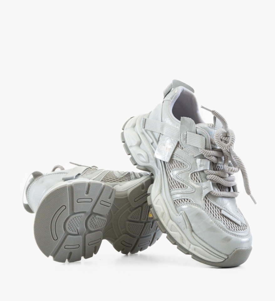 Sneakers dama Desne Gri - Img 2