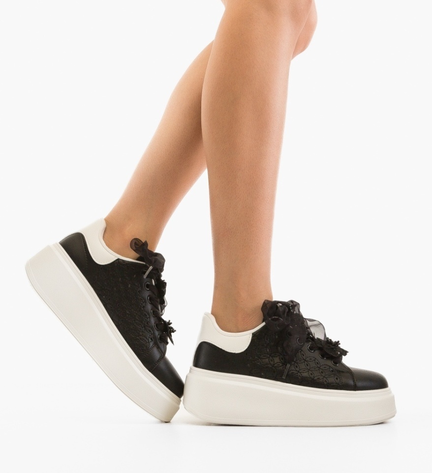 Sneakers dama Diflor Negri - Img 3