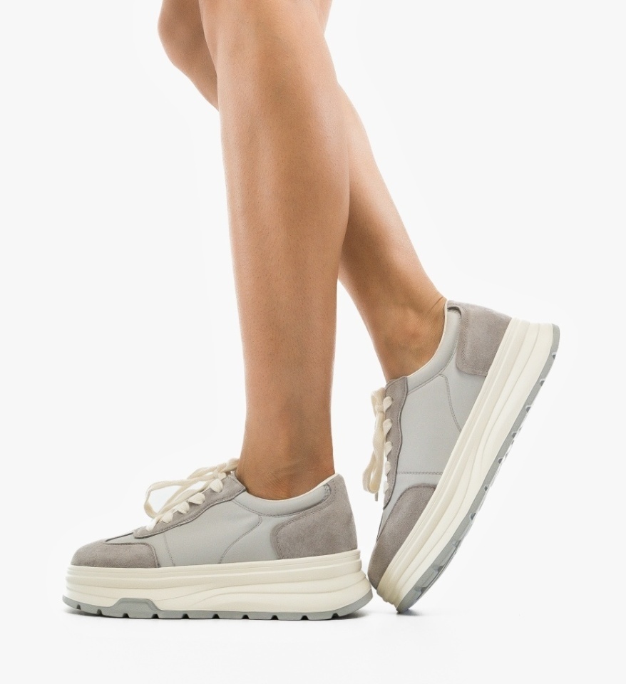 Sneakers dama Dynal Gri - Img 3