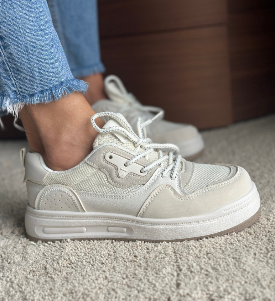 Sneakers dama Goda Bej - Img 2