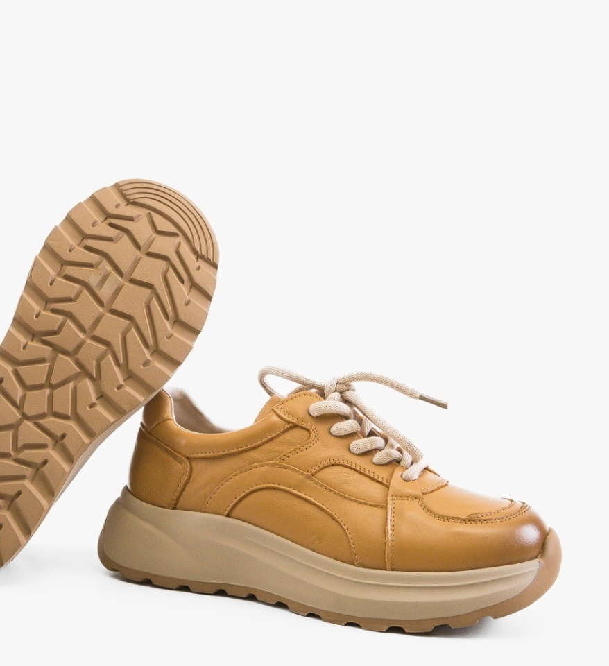 Sneakers dama Holk Bej - Img 2