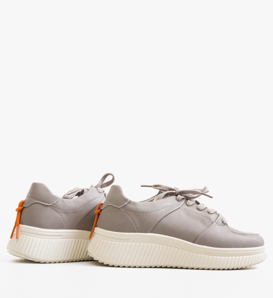 Sneakers dama Honney Gri - Img 3