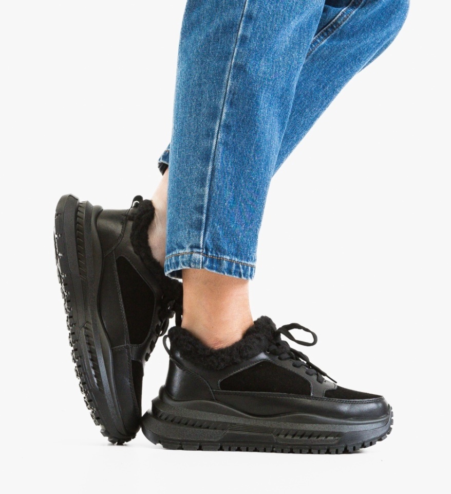 Sneakers dama Jahe Negre - Img 3