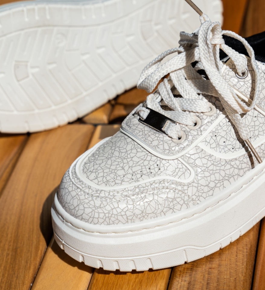 Sneakers dama Kline Bej 2 - Img 4