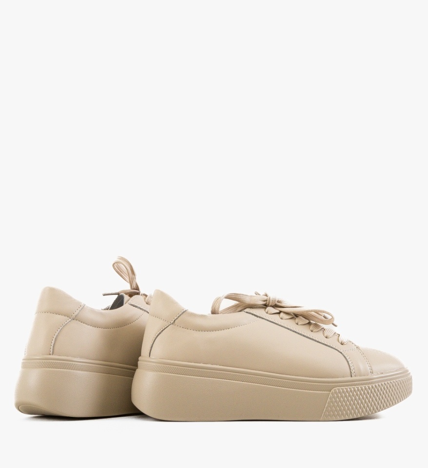 Sneakers dama Korso Bej - Img 2