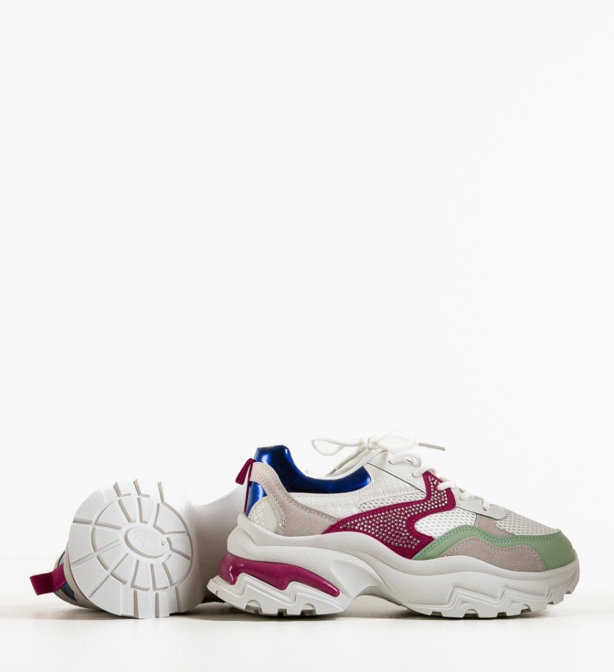 Sneakers dama Leonarda Fuchsia - Img 2