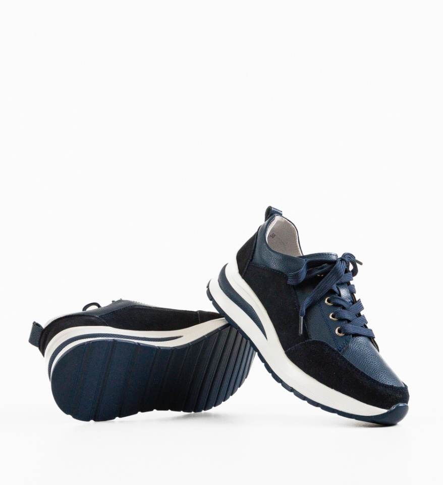Sneakers dama Likolas Bleumarin - Img 3