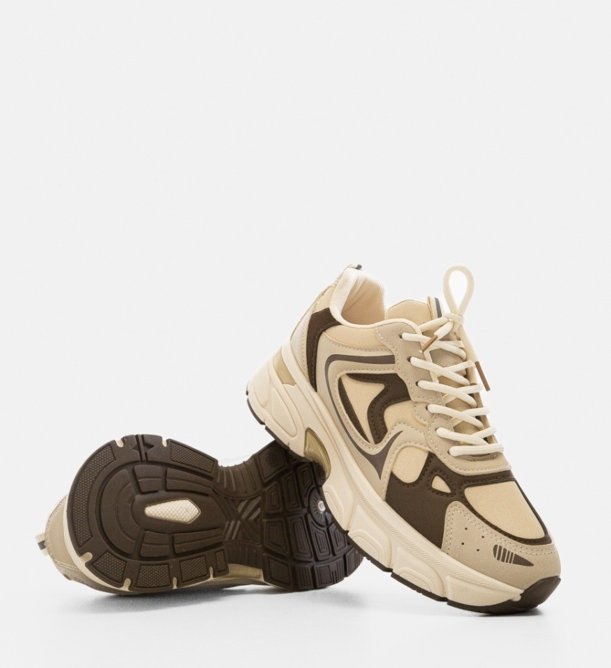 Sneakers dama Madrev Bej - Img 2